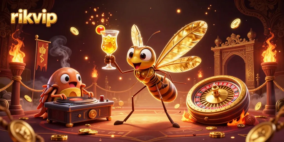 Experience the excitement of rikvip with a vibrant cartoon casino atmosphere and dynamic characters